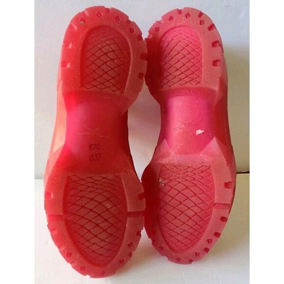 Reebok Cardi B Sneakers Size 5 Red Coated Club C Double Bubble Gum Bottom - Picture 12 of 13